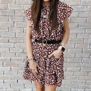 Spotted Babydoll Dress